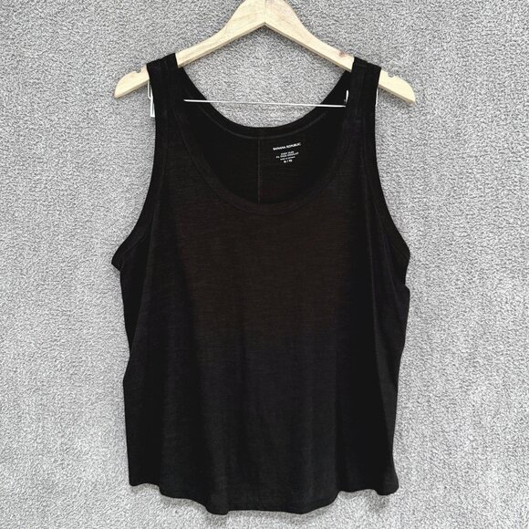 Banana Republic Cotton Modal tank black XL - Picture 1 of 6